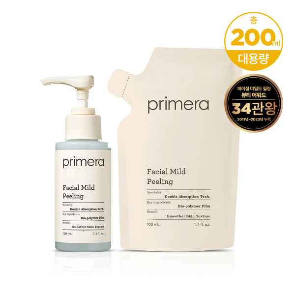 primera Facial Mild Peeling 100mL Special Set (+Peeling Refill)